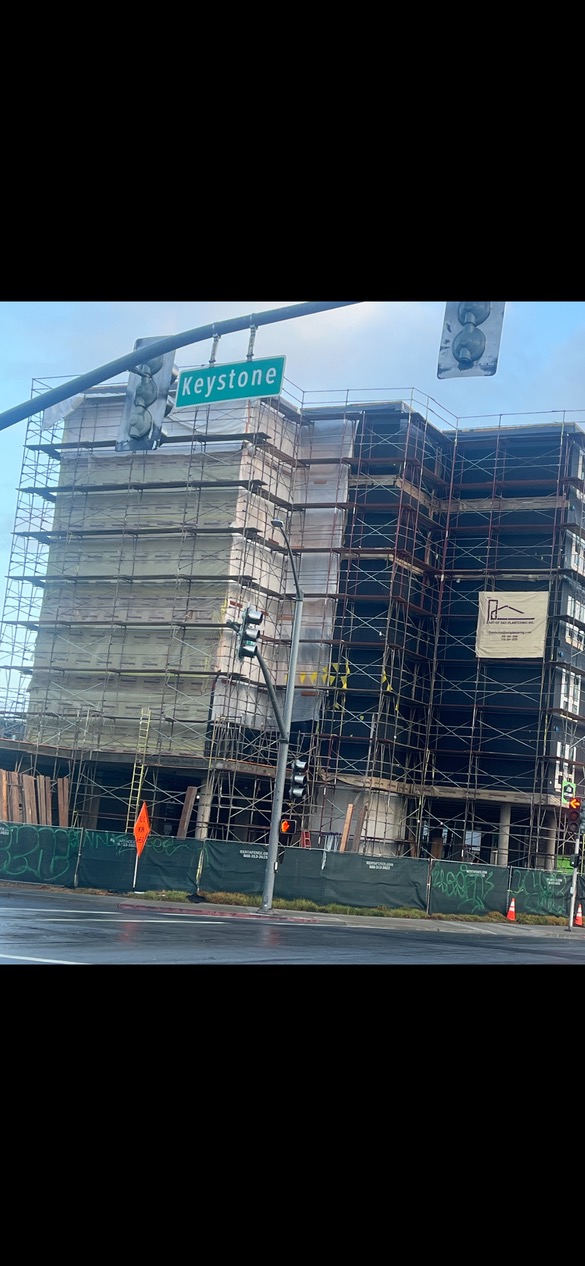 Large multifamily development under construction — East of Bay Plastering